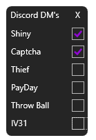 Discord DM notification options